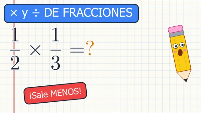 Miniatura del video: Multiplicación y división de fracciones
